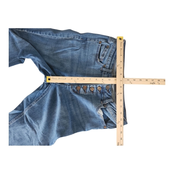 Kenneth Cole New York Straight Leg Blue Jeans 8 - Picture 4 of 7